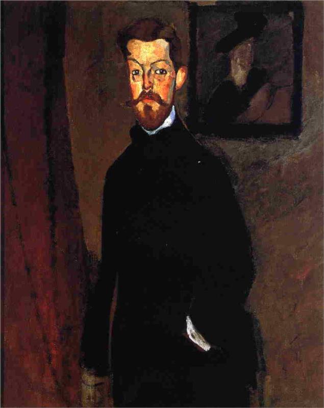 Portrait of Dr. Paul Alexandre - Amedeo Modigliani Paintings